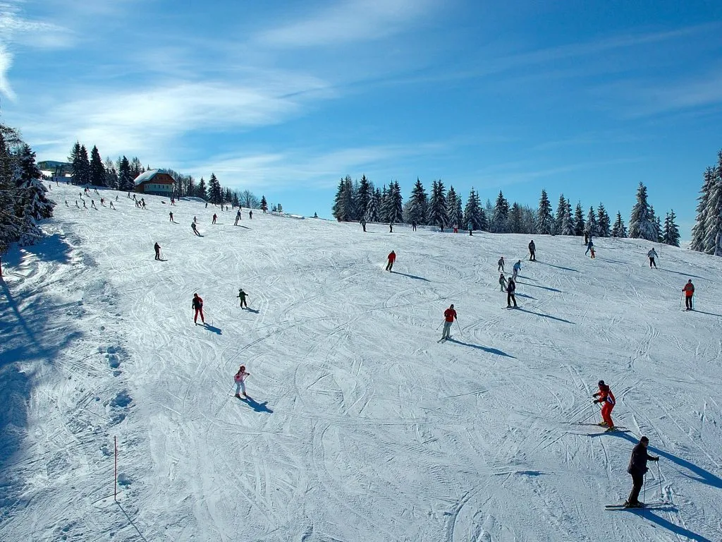 Cerkno skigebied sneeuwpret